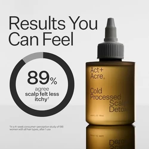 ACT+ ACRE Cold Processed Scalp Detox Oil 3 Fl Oz | Sulfate-Free for Dry & Itchy Scalp, Promotes Thicker Hair thumbnail 5
