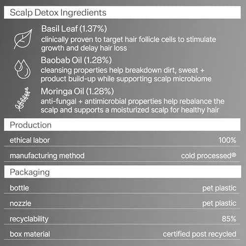 ACT+ ACRE Cold Processed Scalp Detox Oil 3 Fl Oz | Sulfate-Free for Dry & Itchy Scalp, Promotes Thicker Hair thumbnail 8