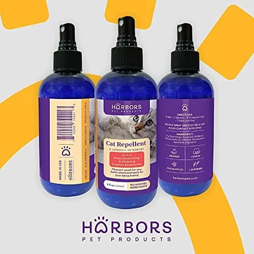 Harbor's Pet Products Cat Scratch and Chewing Deterrent Spray 236ml (8 Fl Oz) | Safe Essential Oil Formula for Furniture and Plants thumbnail 7