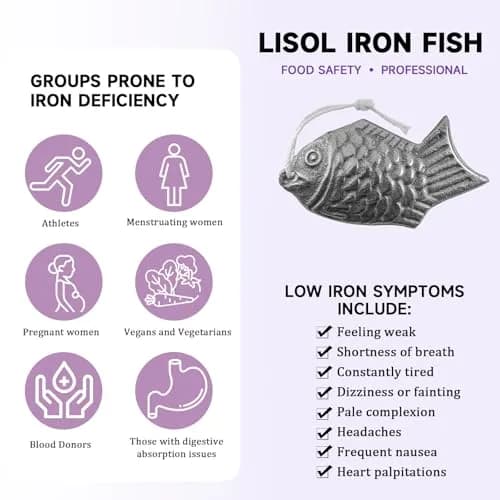 Lisol Iron Fish 2 Pack | Natural Iron Supplement for Cooking & Water thumbnail 3