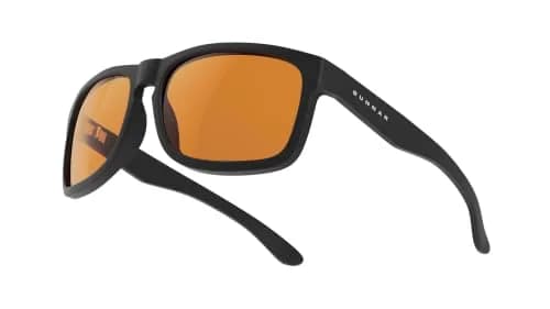 GUNNAR Intercept Onyx Amber Max Gaming Glasses 58mm (2.28in) Lens Width | Blue Light Blocking for Eye Relief thumbnail 1