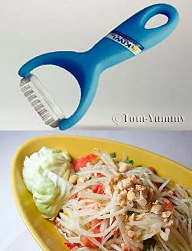 KingdomOfSmile Thai Vegetable Zigzag Peeler | Stainless Steel Kitchen Tool for Papaya Salad - main product image