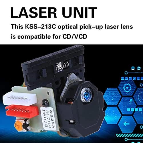 YWBL-WH KSS-210A Optical Pick-Up Lens for CD/VCD, Black, 35g | Replacement Part for Data Reading thumbnail 6