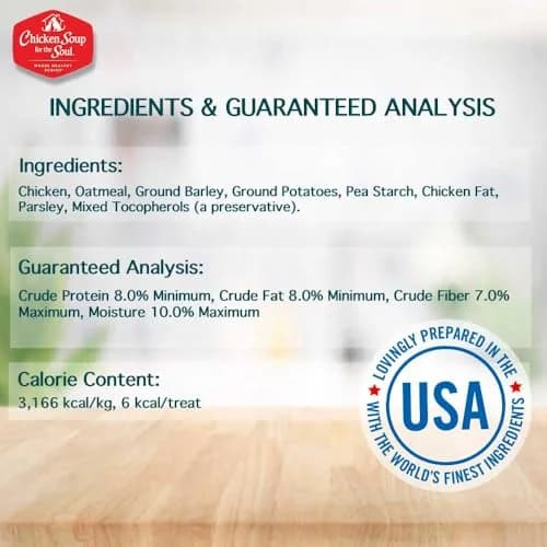 Chicken Soup for the Soul Pet Food Crunchy Bites Dog Treats, Chicken, 12 Ounce Bag | Soy, Corn & Wheat Free thumbnail 4