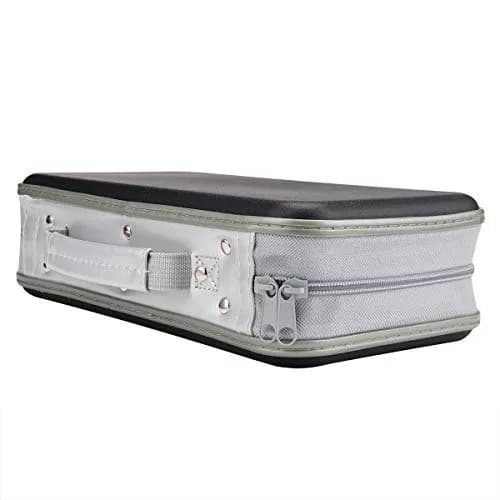 Wismart CD DVD Wallet 96 Capacity Heavy Duty Hard Shell Organizer Black | Protects Discs & Fits 96 DVDs thumbnail 5