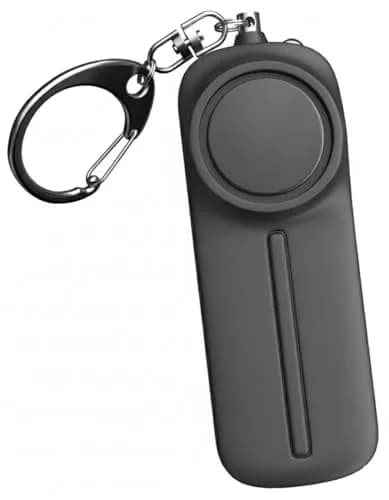 WETEN Personal Safety Alarm Keychain for Women - 130dB Loud Siren & LED Light | Black thumbnail 8
