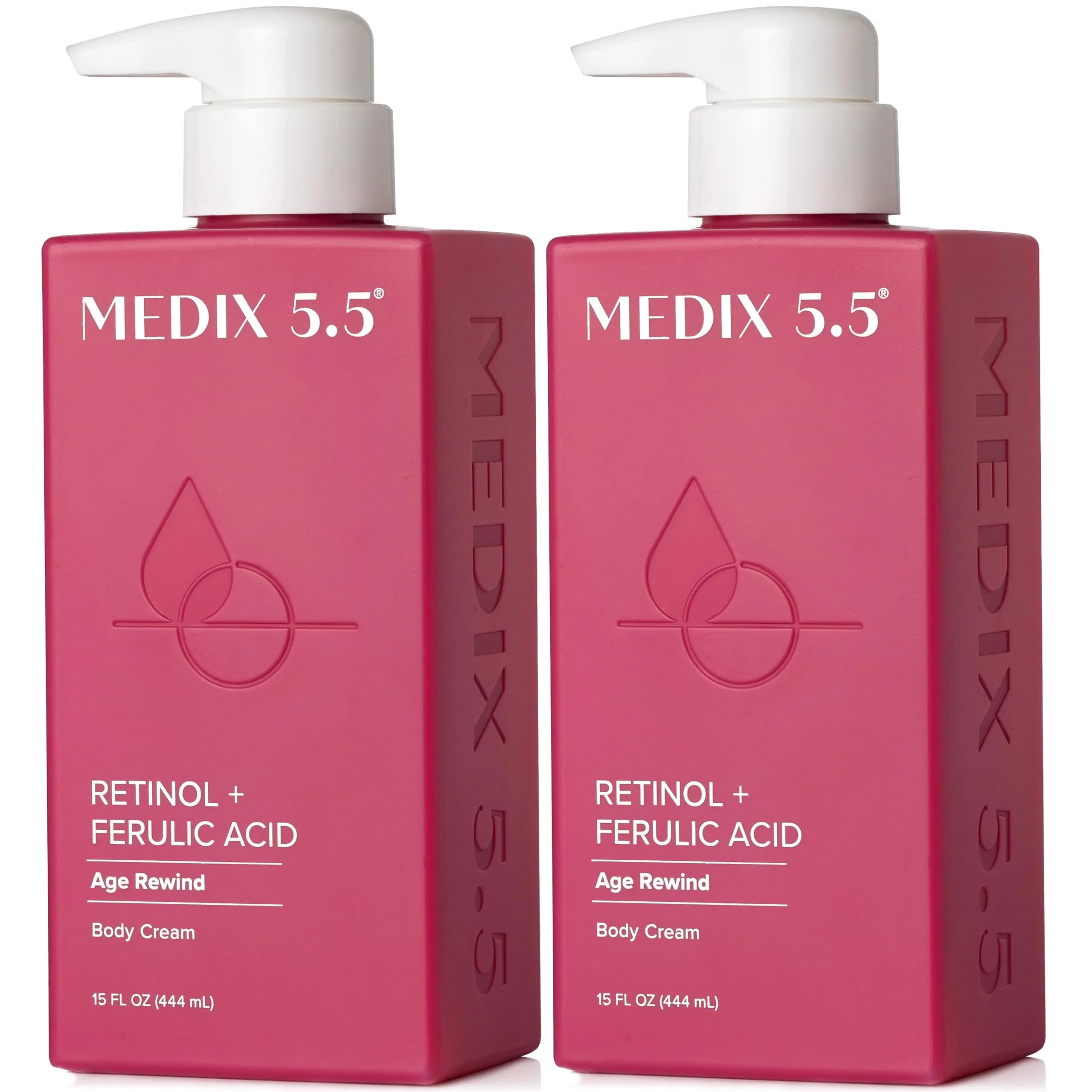 Medix 5.5 Retinol Firming Cream 15 Fl Oz (Pack of 2) | Anti-Aging Body Moisturizer - main product image