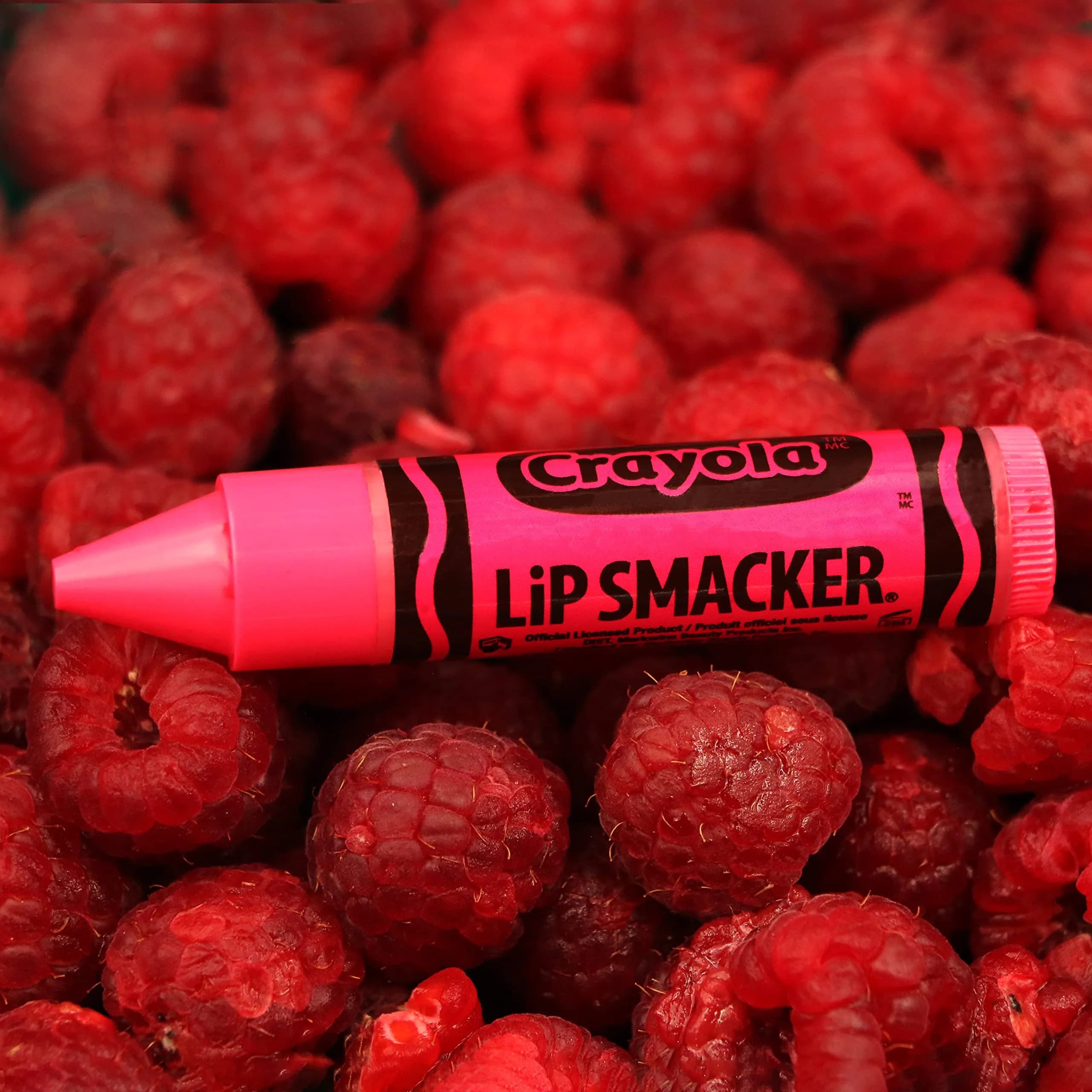 Lip Smacker Crayola 8 Count Lip Balm Party Pack - Cotton Candy, Orange, Sherbert, Watermelon, Berry, Apple, Banana Flavors - view 3