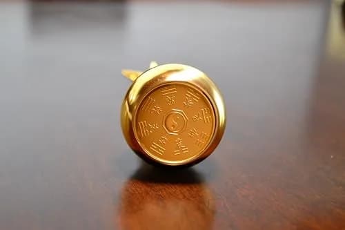 I-MART Brass Wu Lou Feng Shui Gourd 10.2 cm (4 Inch) | Traditional Home Decor Accent thumbnail 6