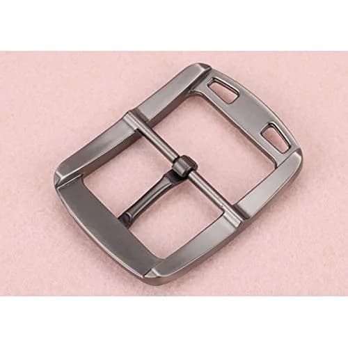 McFanBe Single Prong Square Belt Buckle | 3.8 cm (1.5 inch) Grey Alloy Replacement Buckle thumbnail 4