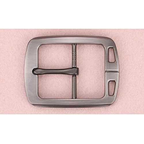 McFanBe Single Prong Square Belt Buckle | 3.8 cm (1.5 inch) Grey Alloy Replacement Buckle thumbnail 5