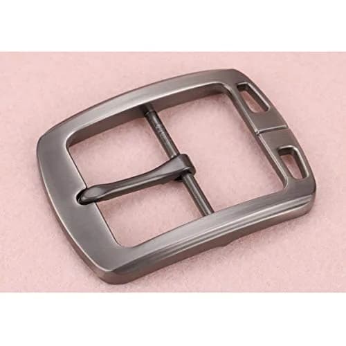 McFanBe Single Prong Square Belt Buckle | 3.8 cm (1.5 inch) Grey Alloy Replacement Buckle thumbnail 2