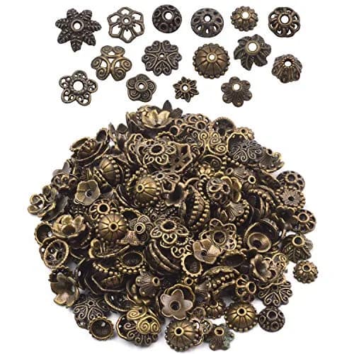 BronaGrand Jewelry Bead Caps 5-15mm | Bali Style Metal Mix for Jewelry & Crafts thumbnail 1