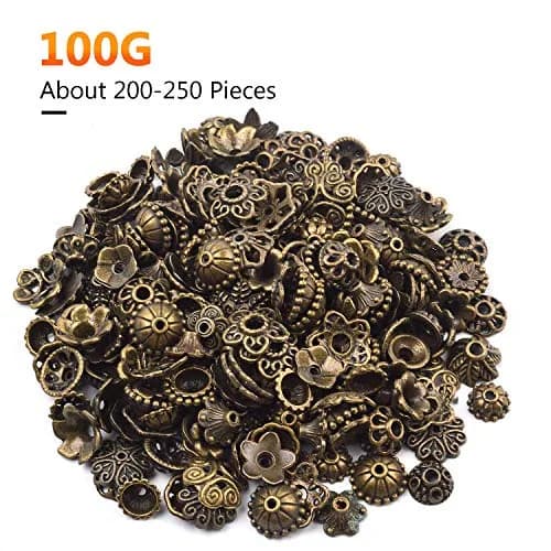 BronaGrand Jewelry Bead Caps 5-15mm | Bali Style Metal Mix for Jewelry & Crafts thumbnail 2