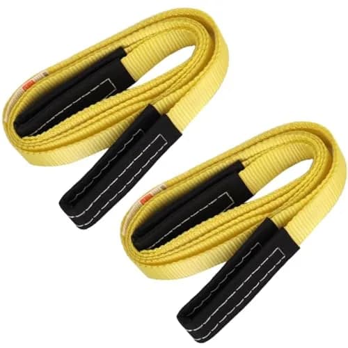 XSTRAP STANDARD 2PK 1"x8' Lift Sling Straps Wear Guard End Heavy Duty Strap | 4000 lbs Breaking Strength thumbnail 1
