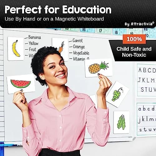 Attractivia Magnetic Labels 5.6 x 3.7 in | Erasable Magnetic Stickers for Office & Home thumbnail 6