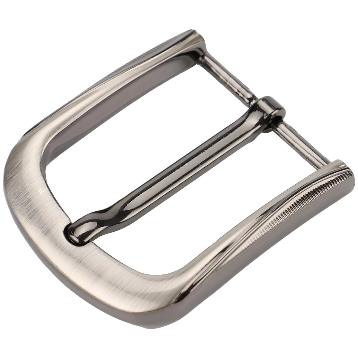McFanBe 1.5 Inches (38 mm) Belt Buckle Single Prong Square Replacement Buckle for Men Women Belt (Grey03) | Alloy Metal Buckle for 38mm Straps - main product image