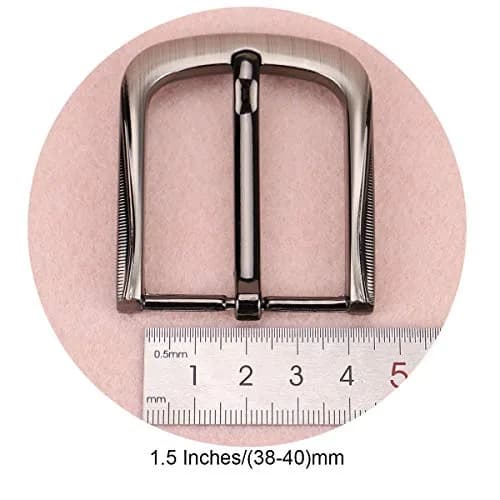 McFanBe 1.5 Inches (38 mm) Belt Buckle Single Prong Square Replacement Buckle for Men Women Belt (Grey03) | Alloy Metal Buckle for 38mm Straps thumbnail 5