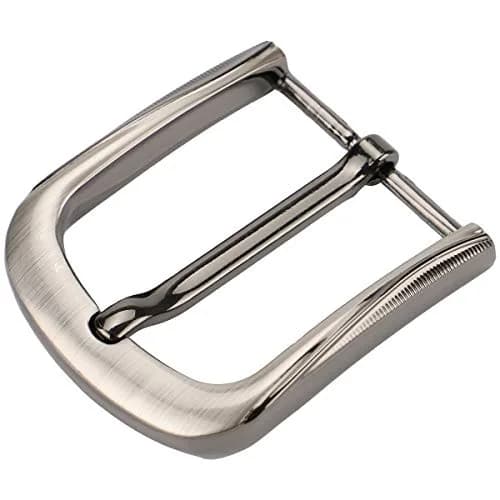 McFanBe 1.5 Inches (38 mm) Belt Buckle Single Prong Square Replacement Buckle for Men Women Belt (Grey03) | Alloy Metal Buckle for 38mm Straps thumbnail 1