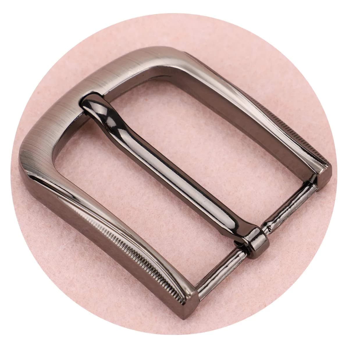 McFanBe 1.5 Inches (38 mm) Belt Buckle Single Prong Square Replacement Buckle for Men Women Belt (Grey03) | Alloy Metal Buckle for 38mm Straps - view 3