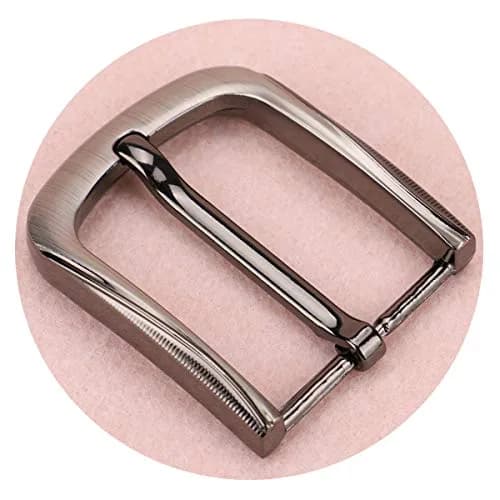 McFanBe 1.5 Inches (38 mm) Belt Buckle Single Prong Square Replacement Buckle for Men Women Belt (Grey03) | Alloy Metal Buckle for 38mm Straps thumbnail 3