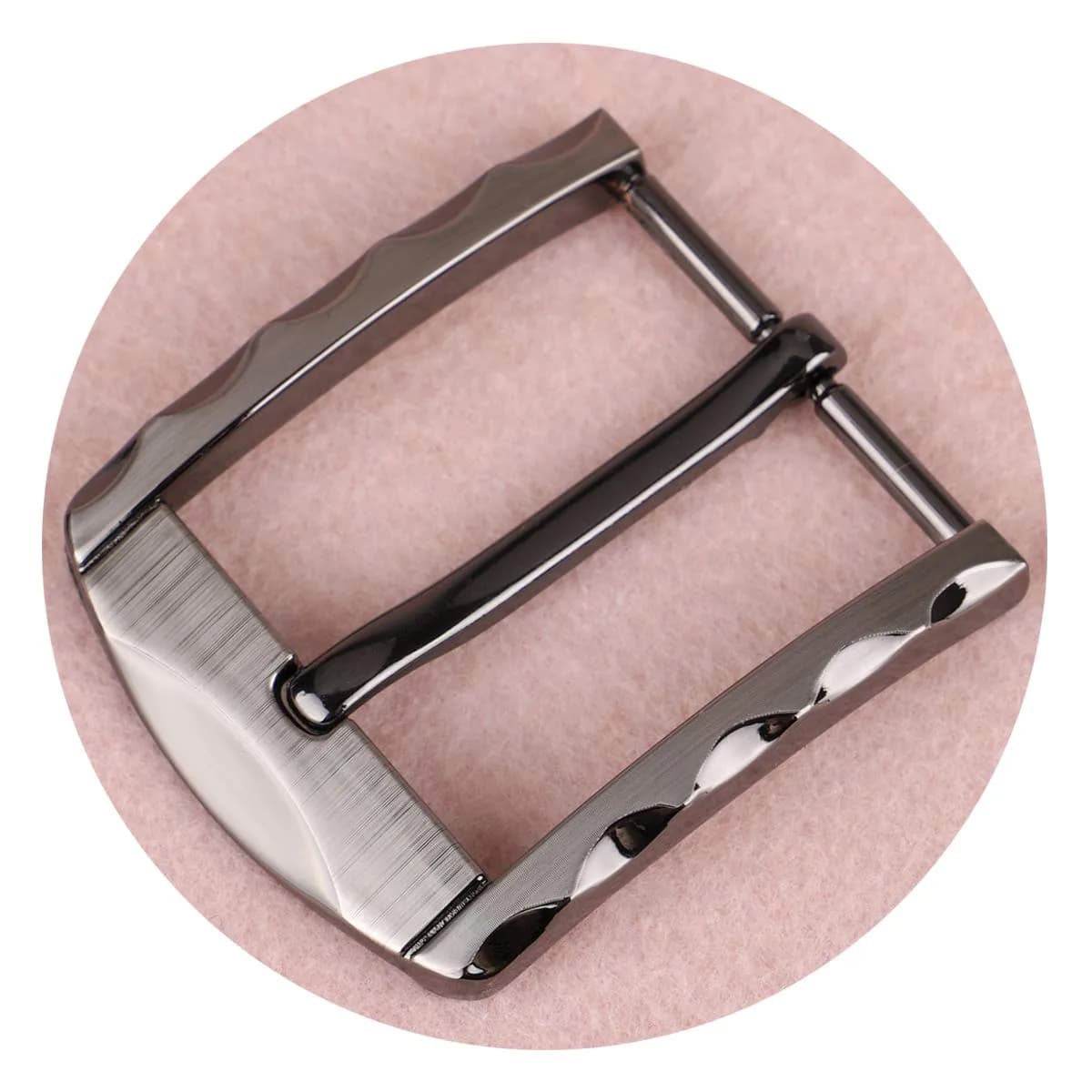 McFanBe Single Prong Square Belt Buckle 38mm (1.5 Inches) | Durable Alloy Replacement for Men & Women - view 2