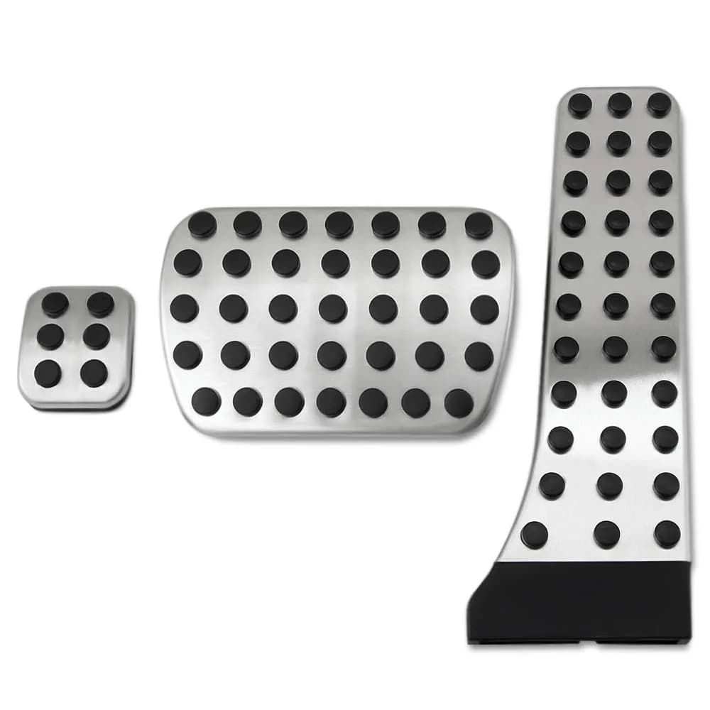 RaxTDM Sport Gas and Brake Pedal Cover Set for Mercedes-Benz W205 W212 W213 W222 X253 W218 | No Drill Steel Accelerator Accessories