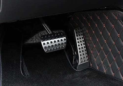 RaxTDM Sport Gas and Brake Pedal Cover Set for Mercedes-Benz W205 W212 W213 W222 X253 W218 | No Drill Steel Accelerator Accessories thumbnail 4