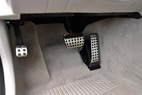 RaxTDM Sport Gas and Brake Pedal Cover Set for Mercedes-Benz W205 W212 W213 W222 X253 W218 | No Drill Steel Accelerator Accessories thumbnail 5