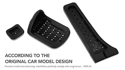 RaxTDM Sport Gas and Brake Pedal Cover Set for Mercedes-Benz W205 W212 W213 W222 X253 W218 | No Drill Steel Accelerator Accessories thumbnail 3