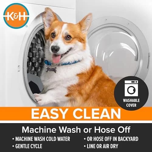 K&H Outdoor Elevated Dog Bed for Large & XL Pets, Gray, XL 50x32in | Cooling, Durable Support thumbnail 7
