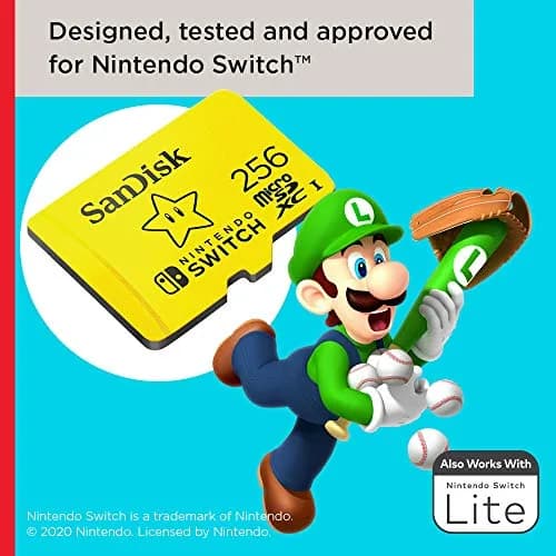 SanDisk 256GB microSDXC Card for Nintendo Switch | 100MB/s Read, 90MB/s Write thumbnail 5
