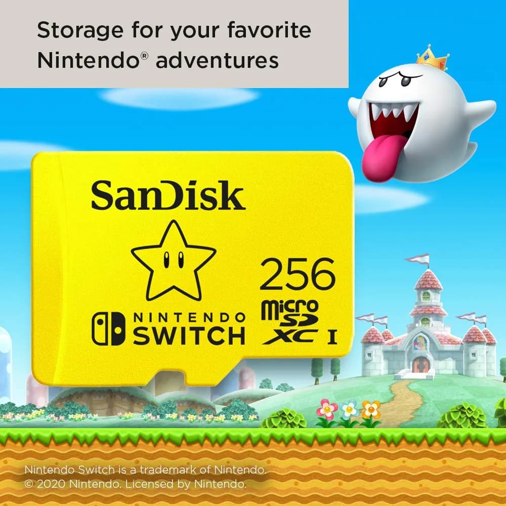 SanDisk 256GB microSDXC Card for Nintendo Switch | 100MB/s Read, 90MB/s Write - view 6