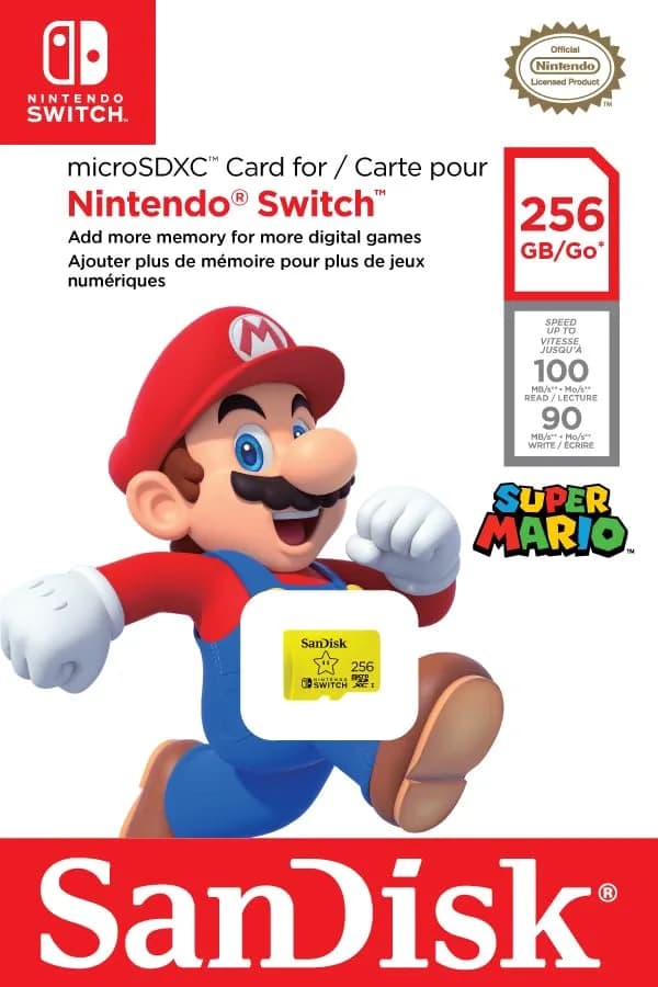 SanDisk 256GB microSDXC Card for Nintendo Switch | 100MB/s Read, 90MB/s Write thumbnail 8