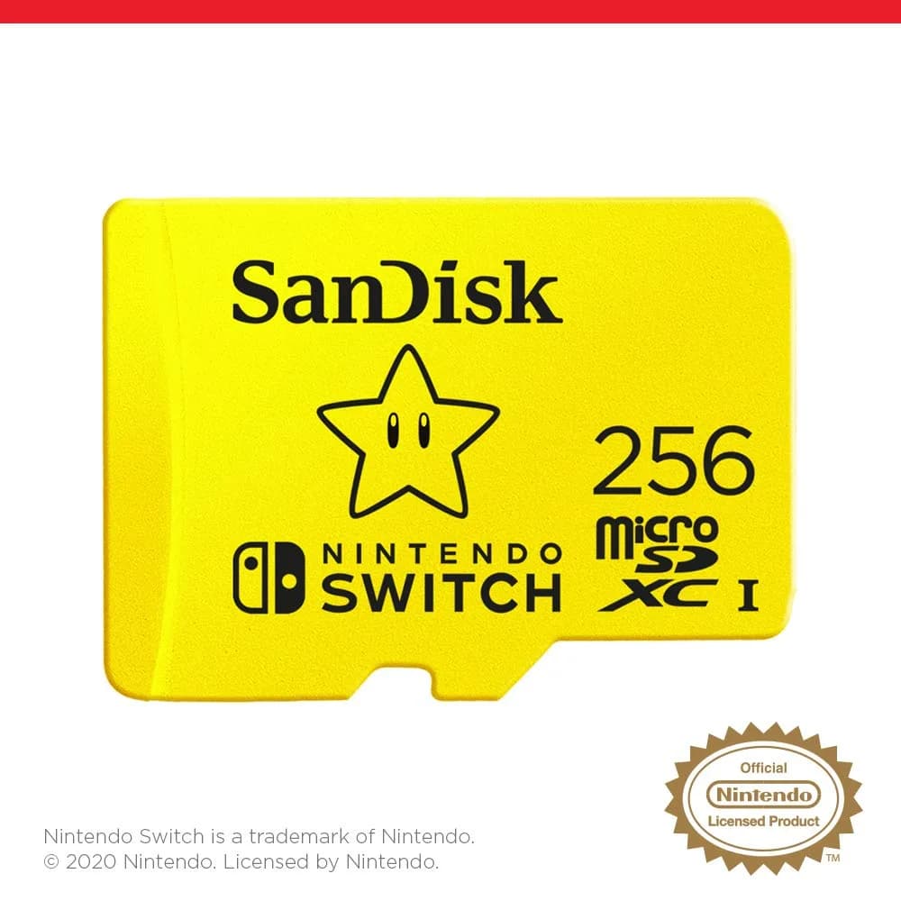 SanDisk 256GB microSDXC Card for Nintendo Switch | 100MB/s Read, 90MB/s Write - view 3