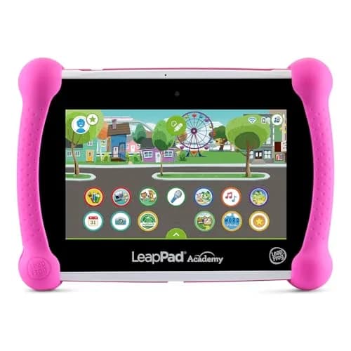 LeapFrog LeapPad Academy Kids’ Learning Tablet, Pink 21.59 cm (7") | Developed with Educators thumbnail 1