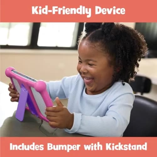 LeapFrog LeapPad Academy Kids’ Learning Tablet, Pink 21.59 cm (7") | Developed with Educators thumbnail 3