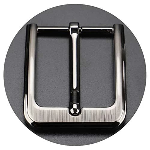 McFanBe Single Prong Square Belt Buckle 38mm (1.5 Inches) | Grey Alloy Replacement Buckle thumbnail 7
