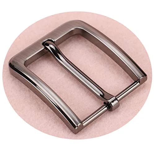 McFanBe Single Prong Square Belt Buckle 38mm (1.5 Inches) | Grey Alloy Replacement Buckle thumbnail 3