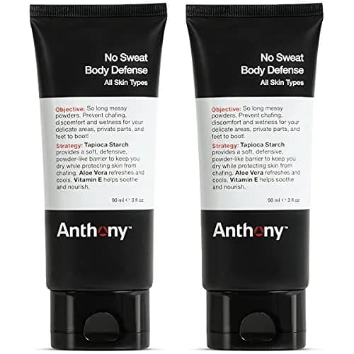 Anthony Body Deodorant Anti Chafing Cream for Men, 3 Fl Oz (2 Pack) | Moisture & Friction Defense thumbnail 1