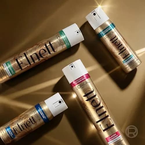 L'Oreal Paris Elnett Classic Hairspray Extra Strong Hold 2x11 oz (325ml x 2) | Humidity Resistant Frizz Control for Color Treated Hair thumbnail 8