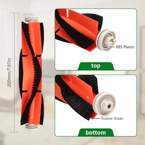 Neutop Replacement Kit Compatible with Roborock S6 S5 S4 E35 E25 E20 | 2 Main Brushes & HEPA Filters for Xiaomi Vacuum thumbnail 2
