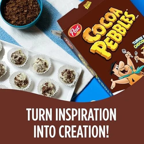 Pebbles Cocoa Chocolate Breakfast Cereal Gluten Free 23 oz (652 g) | Rich Chocolate Flavor & Crispy Rice Crunch thumbnail 5