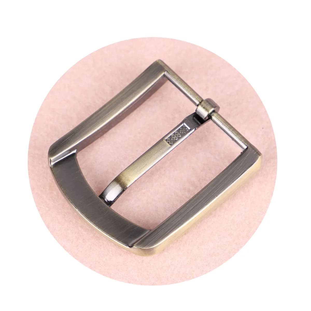 McFanBe 1.5 Inches (38 mm) Belt Buckle Single Prong Square Replacement Buckle for Men & Women | Alloy Metal, Bronze Finish - view 4