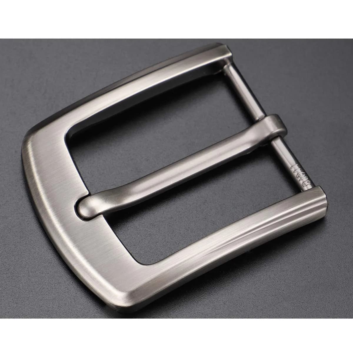 McFanBe Single Prong Belt Buckle for Men & Women, 1.5 Inches (38-40 mm) | Grey Alloy Replacement Buckle - view 6