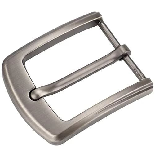 McFanBe Single Prong Belt Buckle for Men & Women, 1.5 Inches (38-40 mm) | Grey Alloy Replacement Buckle thumbnail 1