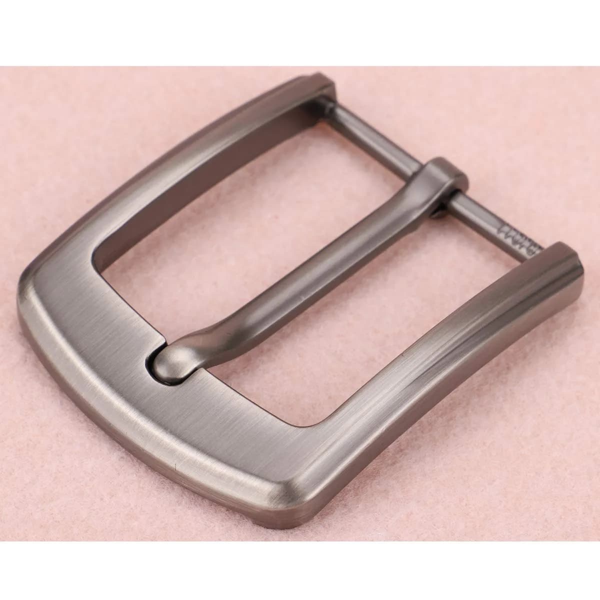 McFanBe Single Prong Belt Buckle for Men & Women, 1.5 Inches (38-40 mm) | Grey Alloy Replacement Buckle - view 2
