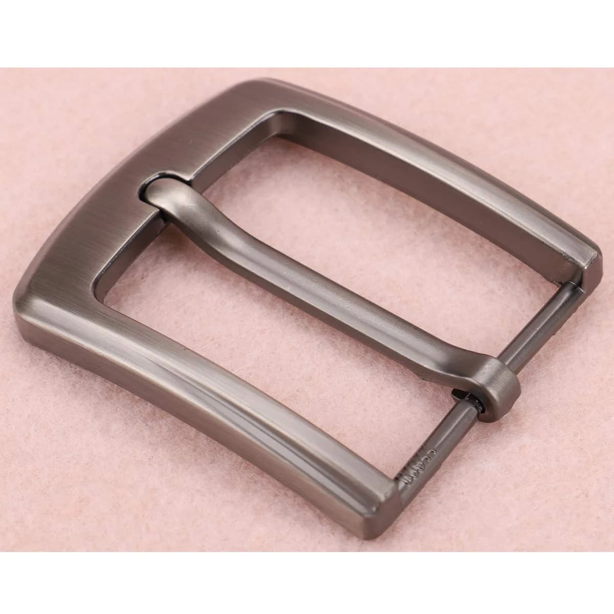 McFanBe Single Prong Belt Buckle for Men & Women, 1.5 Inches (38-40 mm) | Grey Alloy Replacement Buckle - view 3