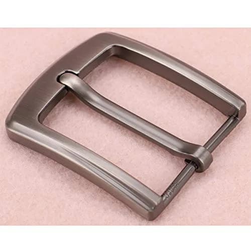 McFanBe Single Prong Belt Buckle for Men & Women, 1.5 Inches (38-40 mm) | Grey Alloy Replacement Buckle thumbnail 3
