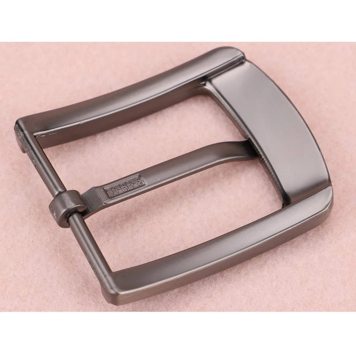McFanBe Single Prong Belt Buckle for Men & Women, 1.5 Inches (38-40 mm) | Grey Alloy Replacement Buckle - view 4